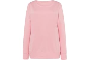 FYL Sudadera de cuello ancho para mujer