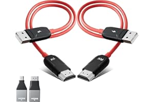 Airlovers Wireless HDMI Transmitter and Receiver Kit - Stream HD Video Wirelessly, 1080P HDMI Wireless Transmitter and Receiver for Home Theater, Gaming, Conference, Extender up to 165ft