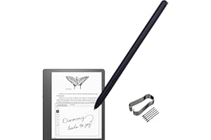 Dakexiong Rysik do Kindle Scribe, pióro wejściowe kompatybilne z cyfrowym notatnikiem, rysowaniem, czułością nacisku 4096, mocowanie magnetyczne, czarny, nie wymaga ładowania