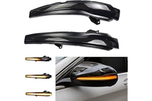 LEDFEWAG 2 piezas LED Luces Intermitentes Dinamicos Laterales espejo retrovisor Compatible Para C Class W205 E W213 S W222