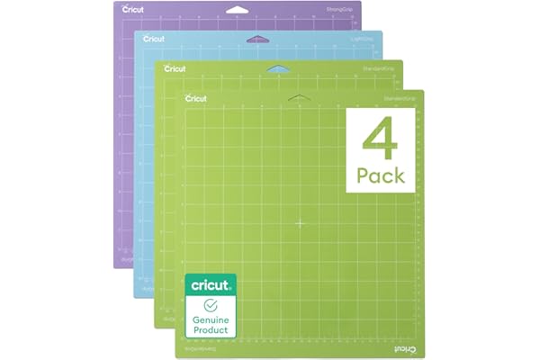 Cricut Lot de 4 tapis variés 30,5 x 30,5 cm, Variété