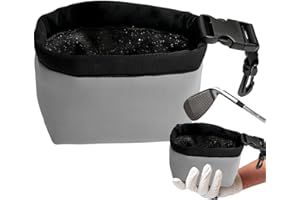 Pratvider Golfball-Peeling-Tasche | Golfball-Waschmaschine, Taschentuch, Reinigungsbeutel, Reinigungsbeutel - Abnehmbare, maschinenwaschbare Golfball-Waschbeutel für Herren, Golfzubehör, Geschenke