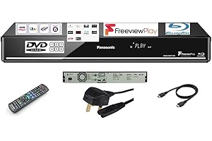 Panasonic DMR-PWT550 (MULTIREGION FOR DVD ONLY) Smart Network 3D Blu-ray DiscTM / DVD Player & 500GB HDD Recorder with Twin HD Tuner and Free View playback -