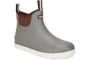 Yenxapei Men's Wellington Boots, Non-Slip and Waterproof, Short Half-Height Ankle Boots, Chelsea Boots, Comfortable, Breathable, Fashion, Rain Shoes, Work Boots