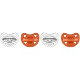 Chicco Physio Luxe Pacifier for Babies 16-36 Months, Newborn Pacifier, 100% Soft and Flexible Silicone, Soft Nipple, Supports