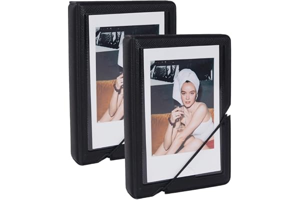 2 st mini-fotoalbum med 28 fack för Fujifilm Instax Mini 12 11 99 90 40 9 8 7 EVO LiPlay 2x3 tum fotofilmer, Kpop fotokortshållare album för 54x86 mm foton