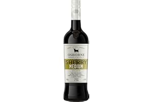 ‎OSBORNE Osborne Sherry Golden Medium – Hochwertiger, halbtrockener Sherry, hergestellt nach dem Solera-Verfahren aus Andalusien in Spanien mit 15 Prozent vol. (1 x 0,75l)