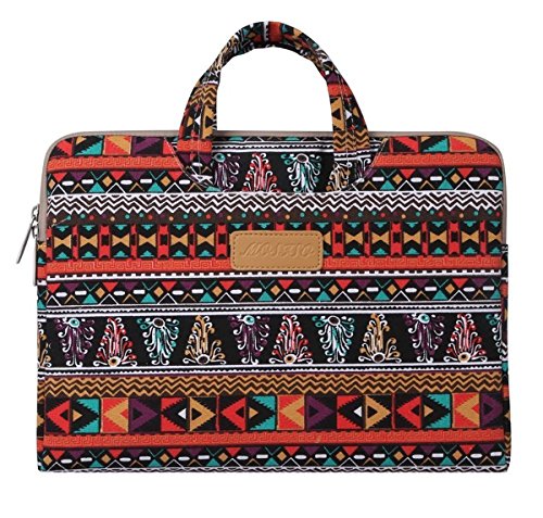 MOSISO Bohemien Segeltuchstoff Hülle Sleeve Laptop Aktentasche für 13-13,3 Zoll MacBooks, Laptops Form: Phönix