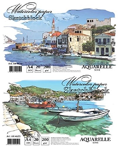 Preisvergleich Produktbild Szkicownik A4 kolo 20 arkuszy 200g / m2