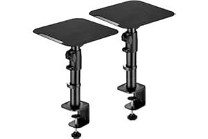 ADAKAT 2-pak, antywibracyjny uchwyt stołowy na głośnik, w pełni ruchomy