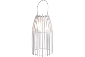 LUUK LIFESTYLE Lampada senza fili a LED, luce per interni ed esterni, disegno formale, lanterna da tavolo, porta USB, nei colori nero, bianco, verde e arancione