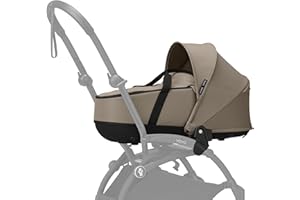 ‎STOKKE Stokke YOYO Liegewanne, Taupe - Für Babys bis 6 Monate oder 9 kg - Enthält halbharte Schale, Doppelmatratze und Fußabdeckung - Erfordert YOYO-Rahmen (separat erhältlich)