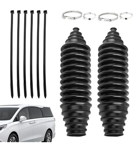 Kit Soufflets De Crémaillère De Direction - En Silicone - Pour Protection Anti-poussière Et Humidité - 12 Pièces Avec Attaches