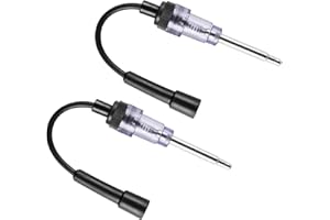 ZNDFTW 2-Piece Set Spark Plug Tester, Ignition Spark Tester, Engine Diagnostic Tool for Automotive, Lawnmower, and Small Engines (Includes Spark Plug Gap Tool)