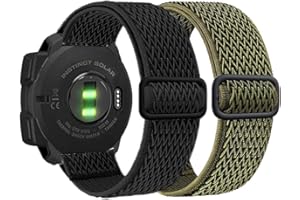 OTOPO Elastyczny pasek do zegarka Garmin Instinct/2 Solar, 22 mm, miękki, rozciągliwy nylon, ultralekki, zapasowy pasek dla mężczyzn i kobiet, do Garmin Instinct Tactical/Esports/Solar/Tide Smartwatch
