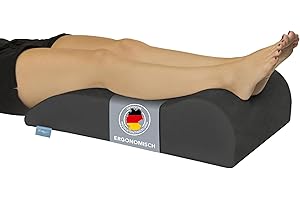 ‎XDREAM XDREAM Venenkissen zur Hochlagerung der Beine | ergonomisch geformt |hat eine stützende und entlastende Funktion | Abnehmbarer und waschbarer Bezug | Öko-Tex Zertifiziert | grau