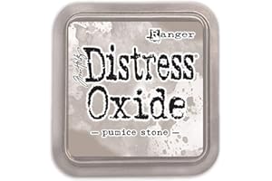 Ranger TDO56140 a 2x2 Raised Pad, with Water-Reactive Dye Ink Tim Holtz Distress Oxide Stempelkissen Pumice Stone, Grau, 7, 6 x 7, 6 cm