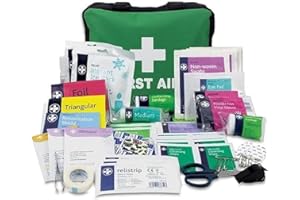 RELIANCE MEDICAL LEWIS-PLAST Kit de primeros auxilios Saco de primeros auxilios 160 piezas - kit compatible con estándares europeos