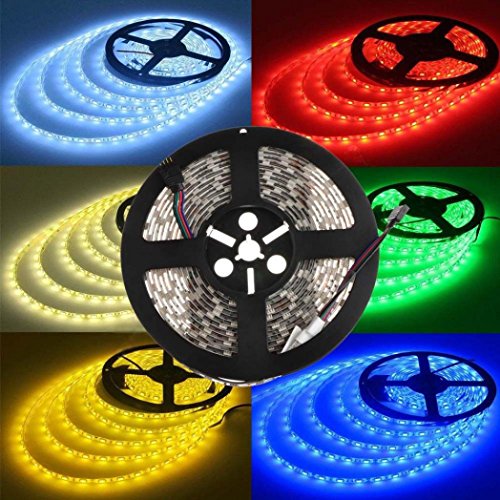 sunnymi 300 Lichter 5m Licht Ist Nicht Wasserdicht/RGB Flexible Streifen LED Licht Muti Farbe 12V/LED-Leiste/Gute Qualität (Farbe)