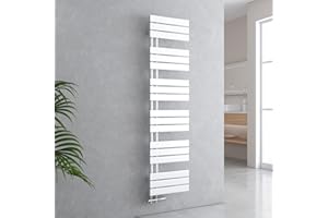 EMKE SFTR1640X1W-DRVC Radiatore da Bagno, Bianco, 1599x400 mm