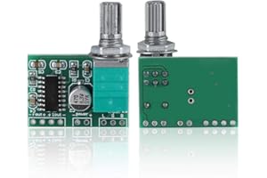 Bewinner 2 Pezzi PAM8403 Mini modulo Amplificatore di Potenza Digitale 5V, Scheda modulo Amplificatore Audio 2 * 3W, Amplificatore Stereo ad Alta Potenza, Scheda Amplificatore Audio ad Alta fedeltà
