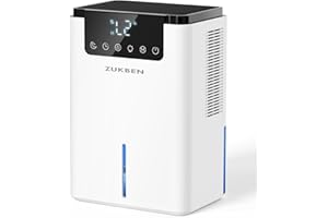 ZUKBEN Dehumidifiers for Home,2300ml air Dehumidifier with 12H Timer,Auto Shut Off,7 Colors LED Light,Sleep Modes,670 ml/Day, Quiet Dehumidifier for Bathroom Bedroom Basement