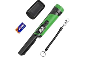 DR.ÖTEK Metal Detector Pinpointer, IP68 Fully Waterproof Handheld Pin Pointer with LCD Screen, Innovative Interference Cancellation Function, Higher Sensitivity, 3 Modes, Great for Gold, Coins, Green
