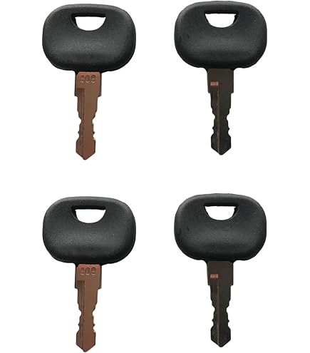 Lot De 5 Clés D'Allumage 606 Pour Chargeurs Liebherr John Deere - Pièces De Rechange Robustes
