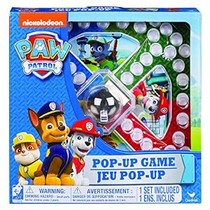 Paw Patrol Popper Game Niños Juego de azar – Juego de tablero (Juego de azar), 4 años, Modelos Surtidos