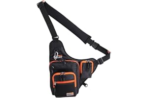 Sac étanche Lixada - Idéal pour la pêche - Dimensions : 32 x 39 x 12 cm, noir