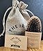 Beard Brush - 100% Wild Boar Bristles - Natural Sustainable Wood - Ideal for Beard Grooming with Oils, Balms, Waxes and Butters