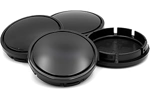 ‎RHINOTUNING Rhinotuning 4X 56mm Nabendeckel OD 56mm ID 53mm Radnabenabdeckung Radnabendeckel Schwarz für VM Jetta GLS