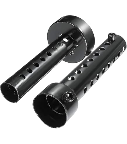 Andux Zone Silencieux Échappement Moto 40mm Réglable Démontable XSQ-01