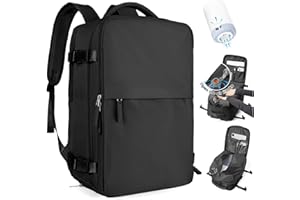 SZLX Mochila al Vacío con Bomba Mochila Viaje Cabina Avion 40x30x20 Ryanair Equipaje de Mano 40x20x30 Vueling Wizzair Mochila Viaje Cabina Avion 40x20x25 Mujer Hombre Bolsas de Viaje 45x36x20 Easyjet