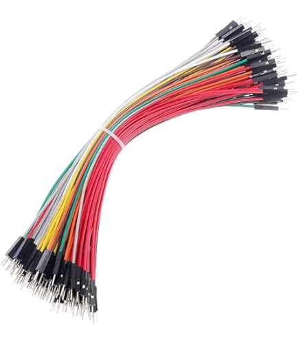 ZDE 120 stuks 20 cm Multi Kleuren Dupont Draad 40pin Female naar Female, Male naar Female, Male naar Male Jumper Wire kabel Compatibel met Arduino en Raspberry Pi Breadboard