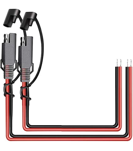 Cavo Adattatore SAE-EC5 15 Cm Con Spina Femmina Per Pannelli Solari E Batterie, 10 AWG Fino A 60A