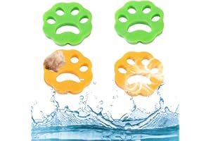 KSUKTSW 4 Pcs Épilateurs pour Animaux de Compagnie pour Linge, Épilateur pour Poils d'animaux, Épilateur pour Machine à Laver Réutilisable, Épilateur pour Poils d'Animaux pour Poils de Chien, Fourrure de Chat