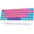 iTastatur 61 PBT Game keycap, 60% Backlight with Key Puller OEM Configuration American Layout, 87/104 Cherry MX Mechanical Keyboard (no Keyboard) (Ahris)