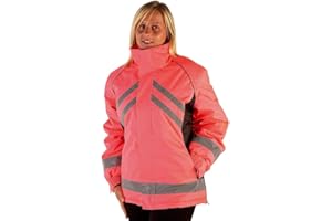 Y-H HyViz Waterproof Riding Jacket - Yellow, Fitted, All Season, Adult Female, Straight Coat - Riding Jacket
