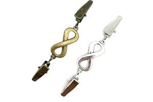 CAREOR Vintage Cardigan Sweater Pin Shawl Brooch Clips Shirt Dress Collar Duck Clip for Elegant Women, Bow-Knot