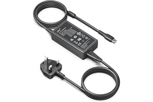 HKY 65W Battery Charger USB C Power Adapter for DJI Specta Flip/Mini 4 Pro/Air 3/ 3S/Mavic 3/Avata 2/Mini 4K/Neo Drone, Osmo Pocket 3/2, Action 3/4/5 Pro, RC/RC2/N1/N2/N3/RC Pro/RC Pro Plus Controller