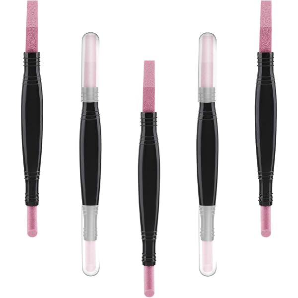 AKOAK 8 Stück Steinnagelfeile Set - Bimsstab, Nagelhautfeile, Nagelhautschieber, Puffer - Für Maniküre, Pediküre Zu Hause