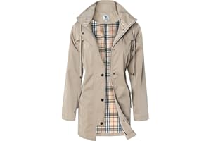 SAPHIROSE PONCHO Damska kurtka przeciwdeszczowa Windbreaker wodoszczelna z kapturem, kurtka przejściowa z oddychającą podszewką, na wiosnę, lato i jesień