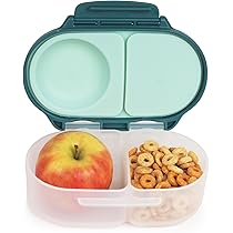 b.box Snackbox | Mini bentobox met 2 Lekvrije Vakken | Ideaal voor