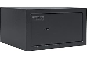 Rottner Furniture Safe Jupiter 2 Steel Double-bitted Lock 2 Keys Anthracite WxHxD 31x17x28 cm Felt Insert incl. Mounting Material