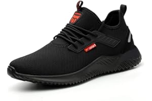 ZOEASHLEY Lightweight Safety Shoes Men Women Work Trainers Steel Toe Caps Sport Sneakers