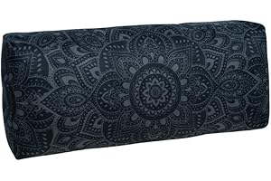 ‎YOGA DESIGN LAB Yoga Design Lab Die Yoga Bolster | Bequeme, Unterstützende, Umweltfreundliche, Luxus Yogakissen | Recycelte Mikrofaser aus Plastikflaschen | Natürliche Baumwolle, Schaumstoff-Füllung