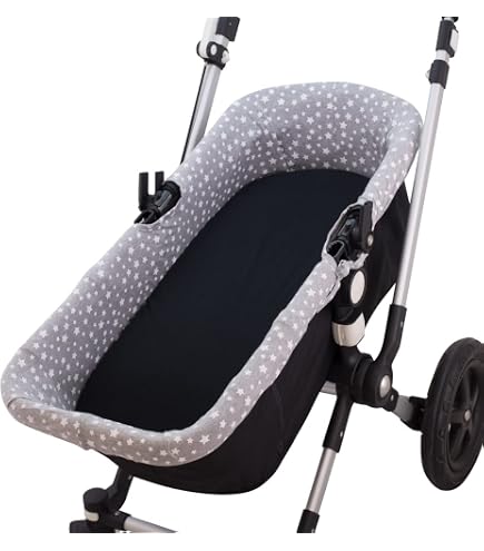 Babyline Fuchabe Housse Nacelle Bébé Hypoallergénique Beige Piqué - 100% Fabrication Espagnole 90x40 Cm