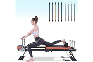 DPIOLRCAG Pilates Reformer, Up to 1 lbs Weight Capacity