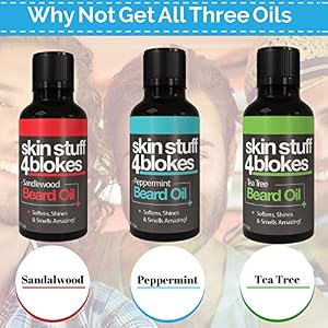 Skin Stuff 4 Blokes The Best Sandalwood Beard Oil & Conditioner Tame & Care For the Wildest of Facial Hair, Leaving It… - Image 3